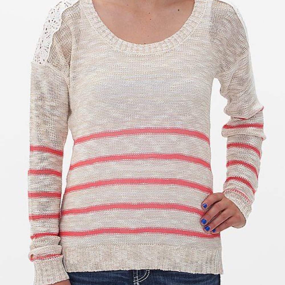 NWT Buckle Daytrip Striped Sweater - Size Small
